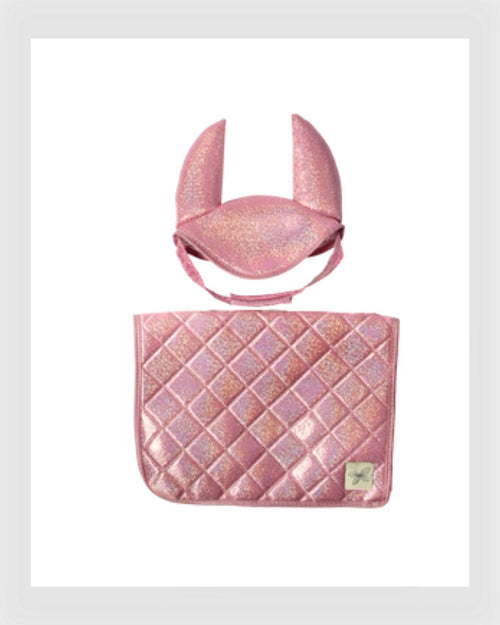 Astrup - Hobbyhorse - SADDLE PAD AND BONNET - PINK