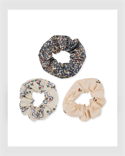 Konges Sloejd Scrunchie 3-er Set - Kirsche