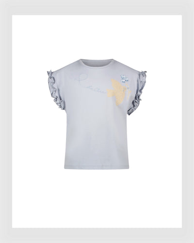 Le Chic T-Shirt Blue Orchid