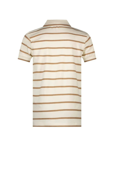 Le Chic Polo Shirt Neily white-camel