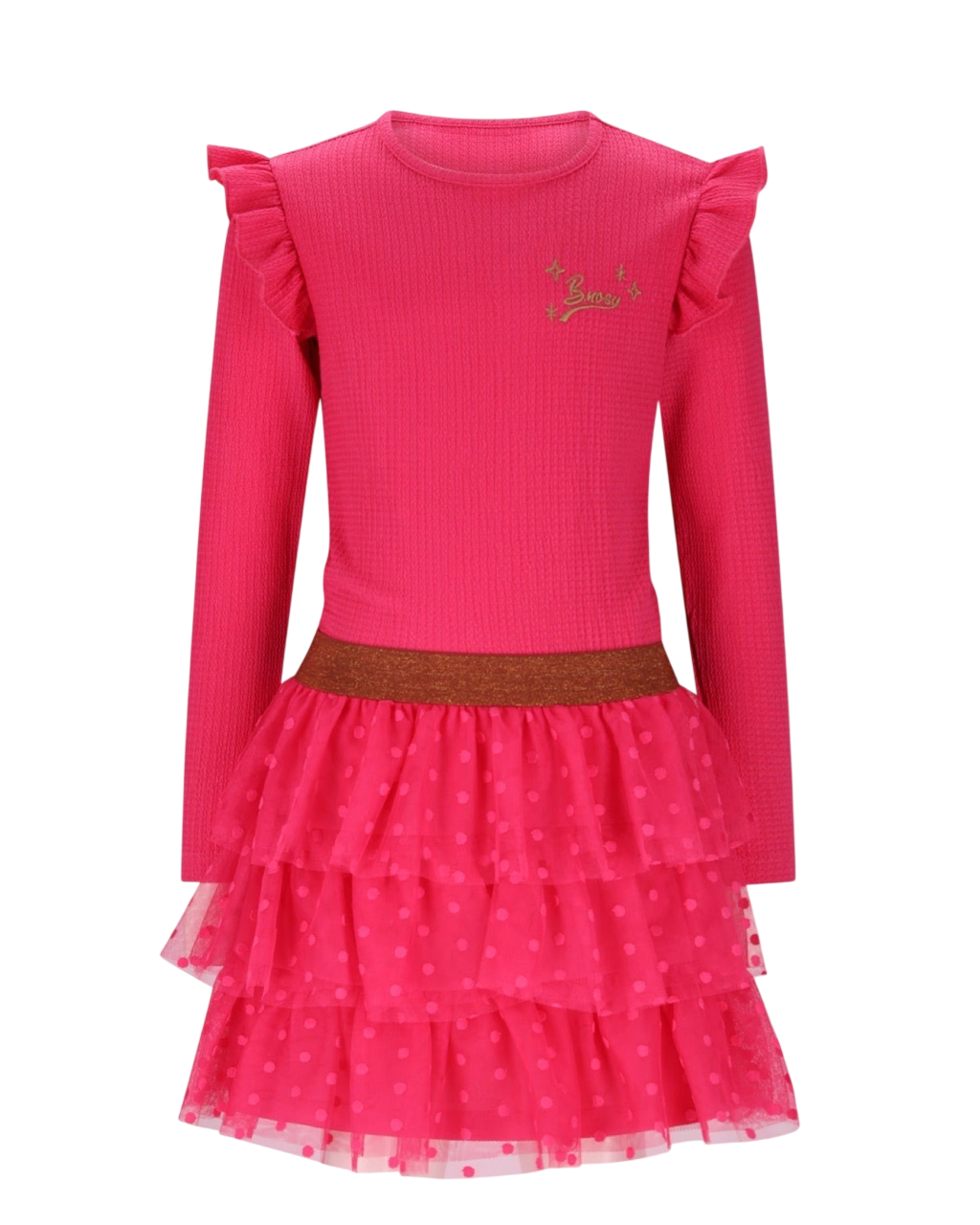 B.Nosy Kleid Dora Jurk Roze