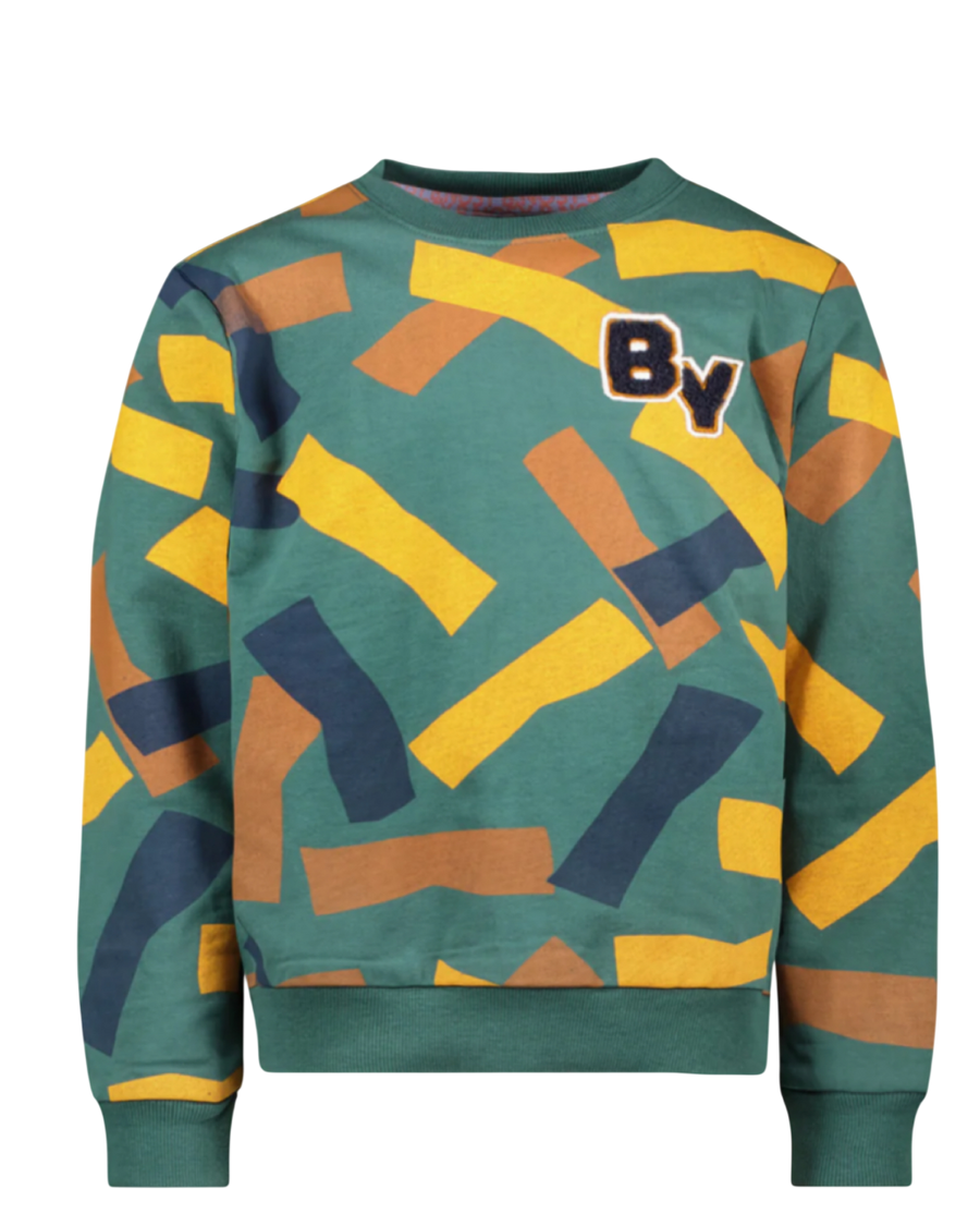 B.Nosy Sweatshirt Scott Print Groen