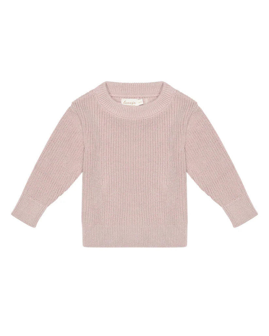 Leevje - Pullover Strick lavender
