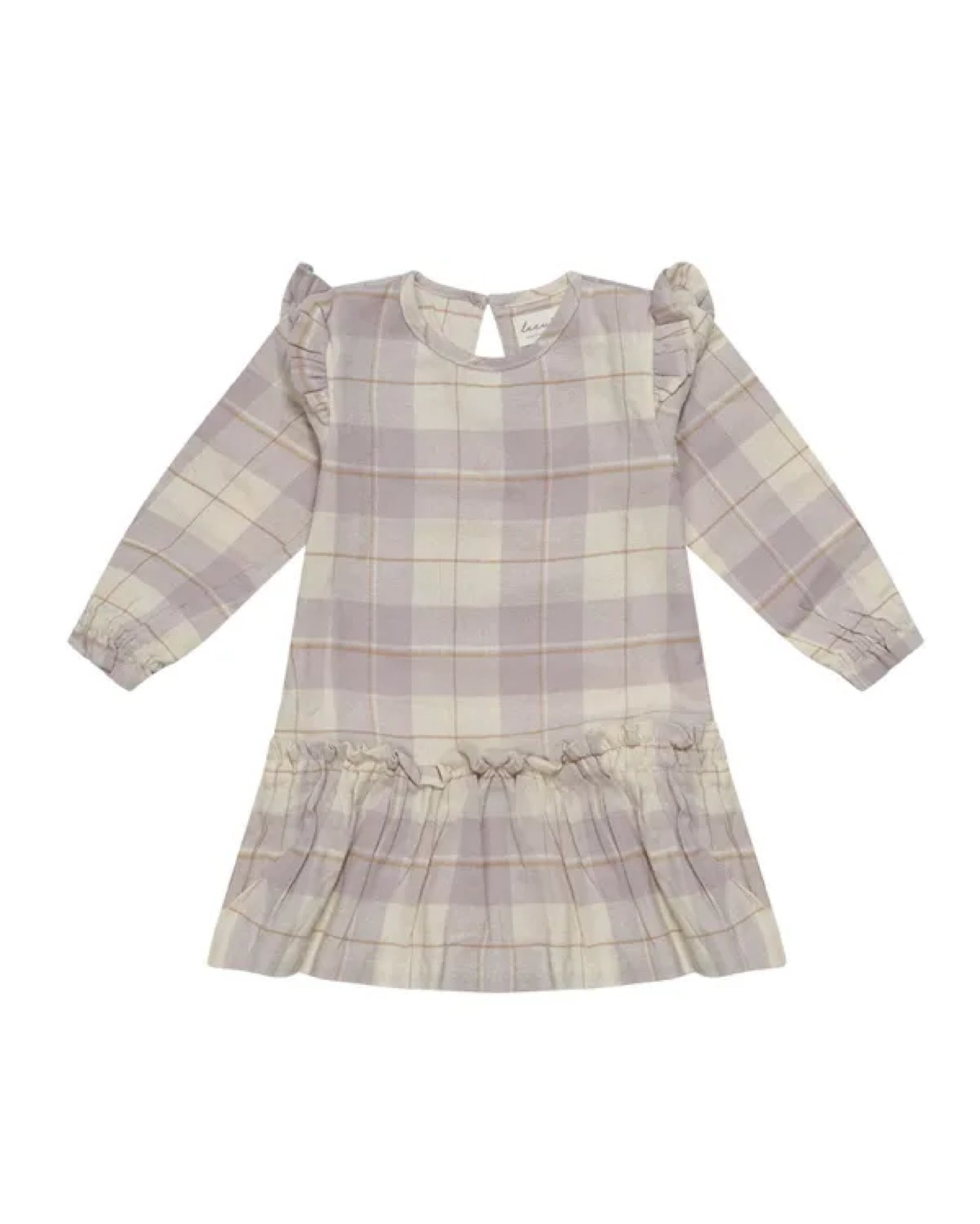 Leevje - Flanellkleid in lavender
