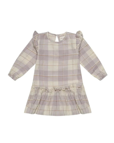 Leevje - Flanellkleid in lavender