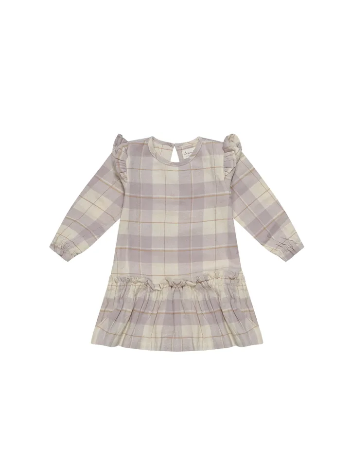 Leevje - Flanellkleid in lavender