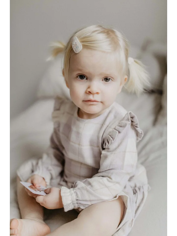 Leevje - Flanellkleid in lavender