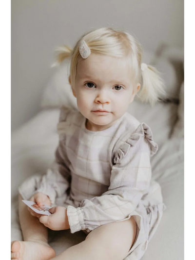 Leevje - Flanellkleid in lavender