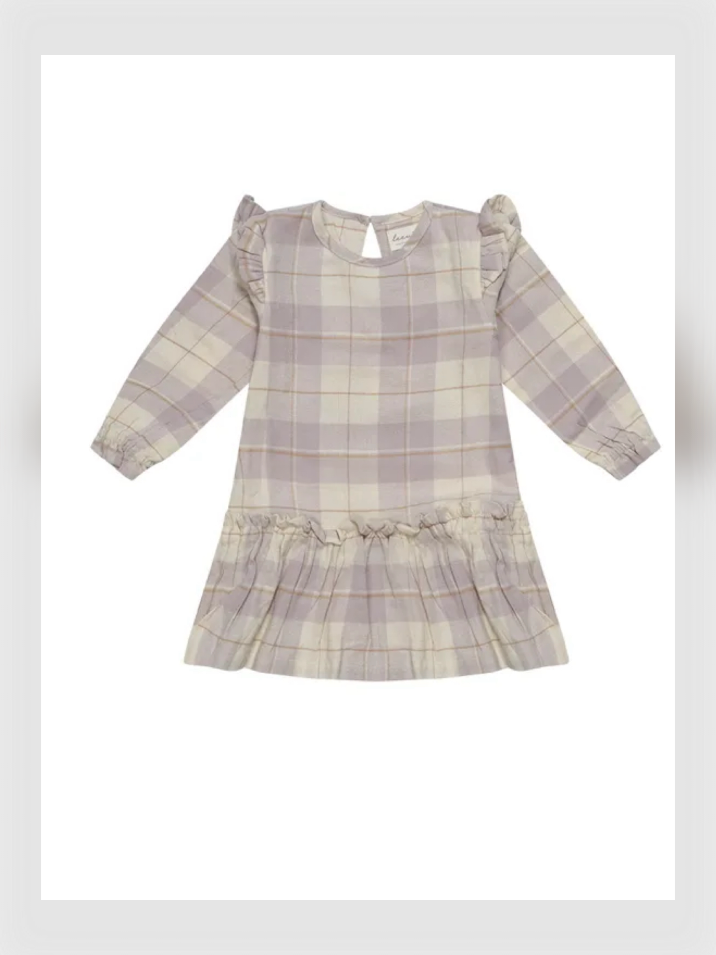 Leevje - Flanellkleid in lavender