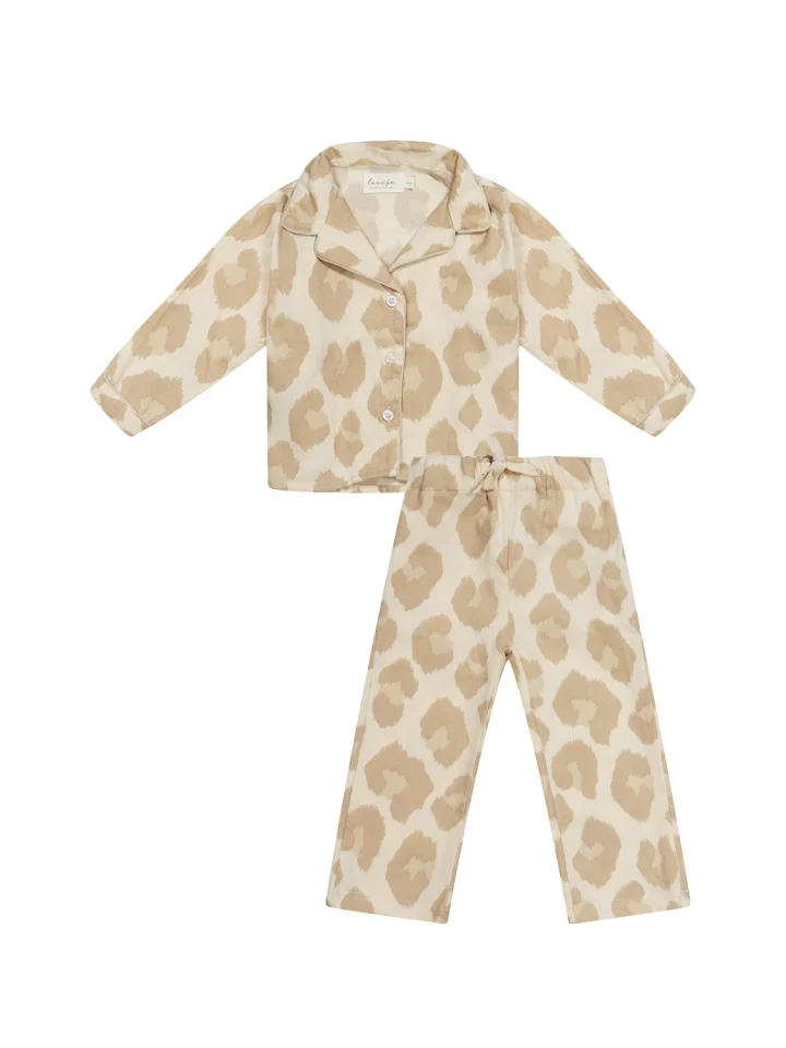 Leevje - Pyjama Set aus Flanell Leo