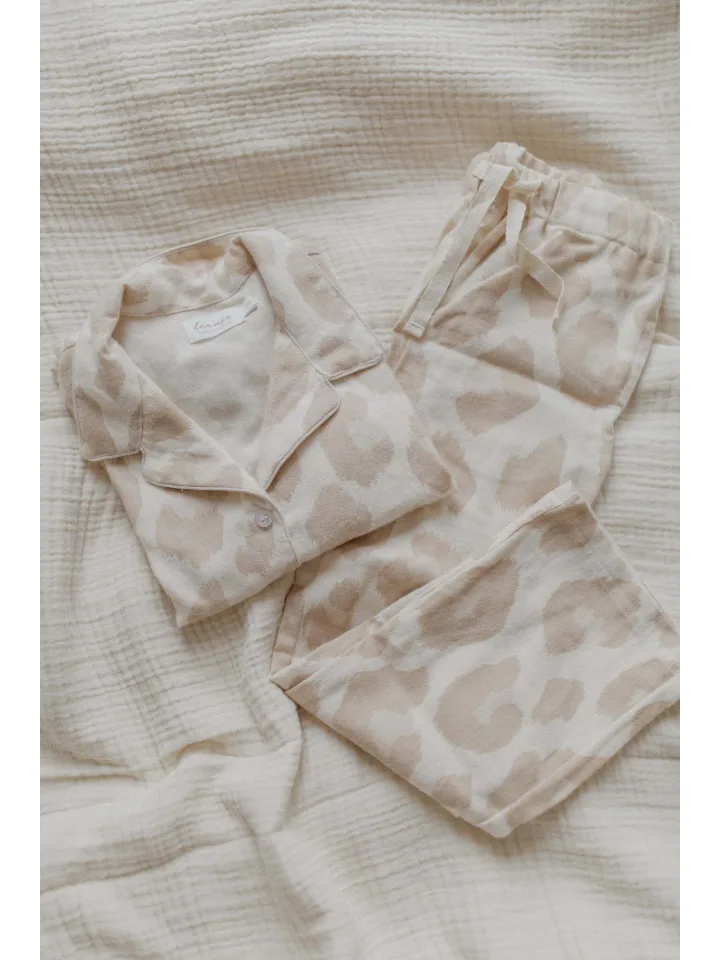 Leevje - Pyjama Set aus Flanell Leo