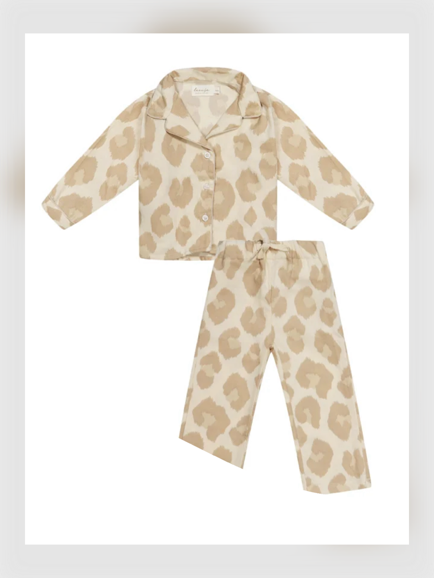 Leevje - Pyjama Set aus Flanell Leo