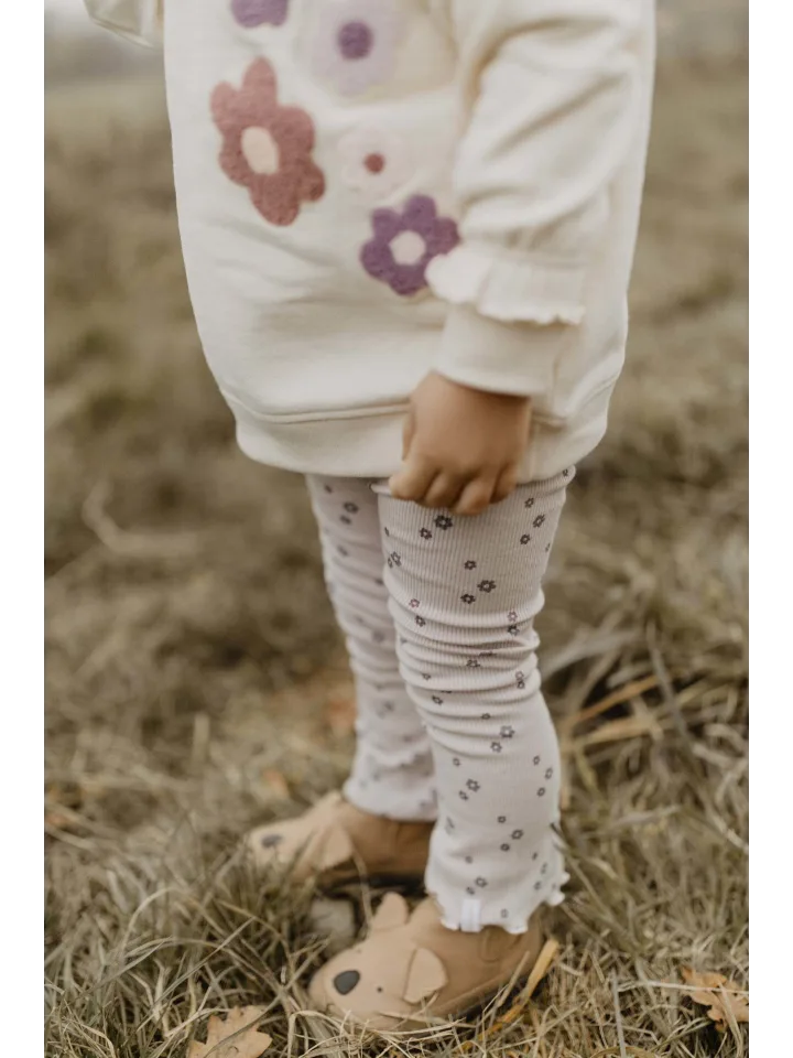 Leevje - OVERSIZED SWEATSHIRT FLOWERS'