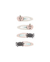 Mimi und Lula Pumpkin spider clips