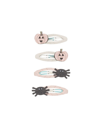 Mimi und Lula Pumpkin spider clips