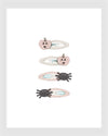 Mimi und Lula Pumpkin spider clips