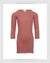 Minimalisma Kleid Bina Antique Red - Seide