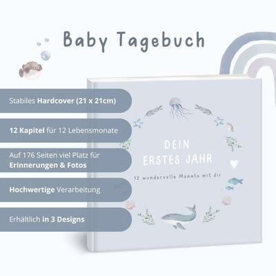 BABYTAGEBUCH „MEIN ERSTES LEBENSJAHR" WAL