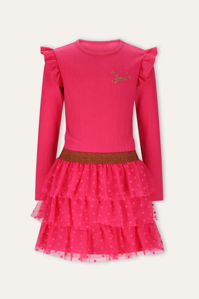 B.Nosy Kleid Dora Jurk Roze