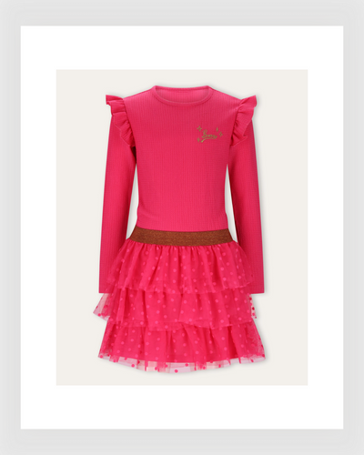 B.Nosy Kleid Dora Jurk Roze