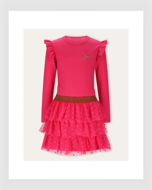 B.Nosy Kleid Dora Jurk Roze