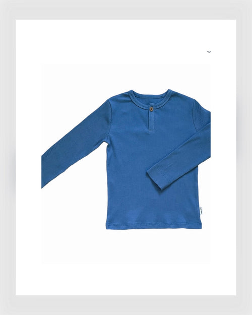 Okker Gokker Langarmshirt blau