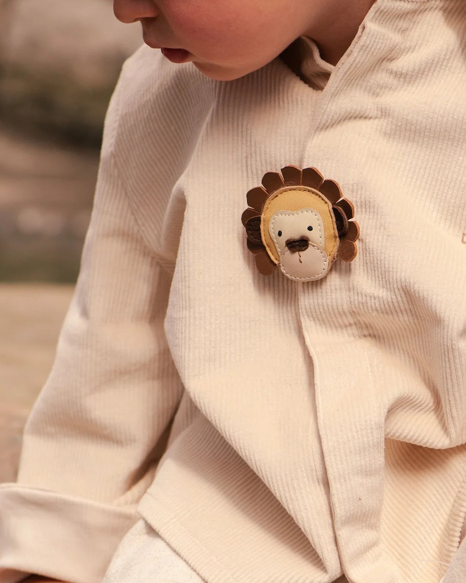 DONSJE Josy Special Hairclip | Orangutan | Khaki Nubuck