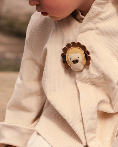 DONSJE Josy Special Hairclip | Orangutan | Khaki Nubuck