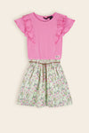 Nono Girls Kleid Spring Meadow Green