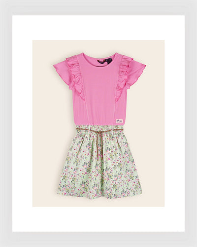 Nono Girls Kleid Spring Meadow Green