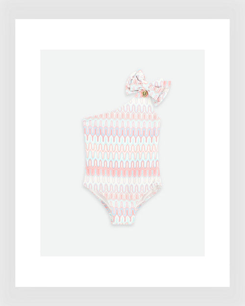Angels Face Swimsuit Coral Multi