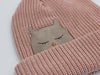 Little Who - Beanie Rose Quartz Feinstrick Kids in Feinstrick