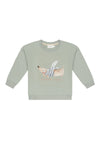Leevje - UNISEX OVERSIZED SWEATSHIRT DACKEL 'ADVENTURE AWAITS'