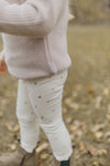 Leevje - LEGGINGS 'HEARTS' MIT SCHLEIFE AUS BIO-BAUMWOLLE