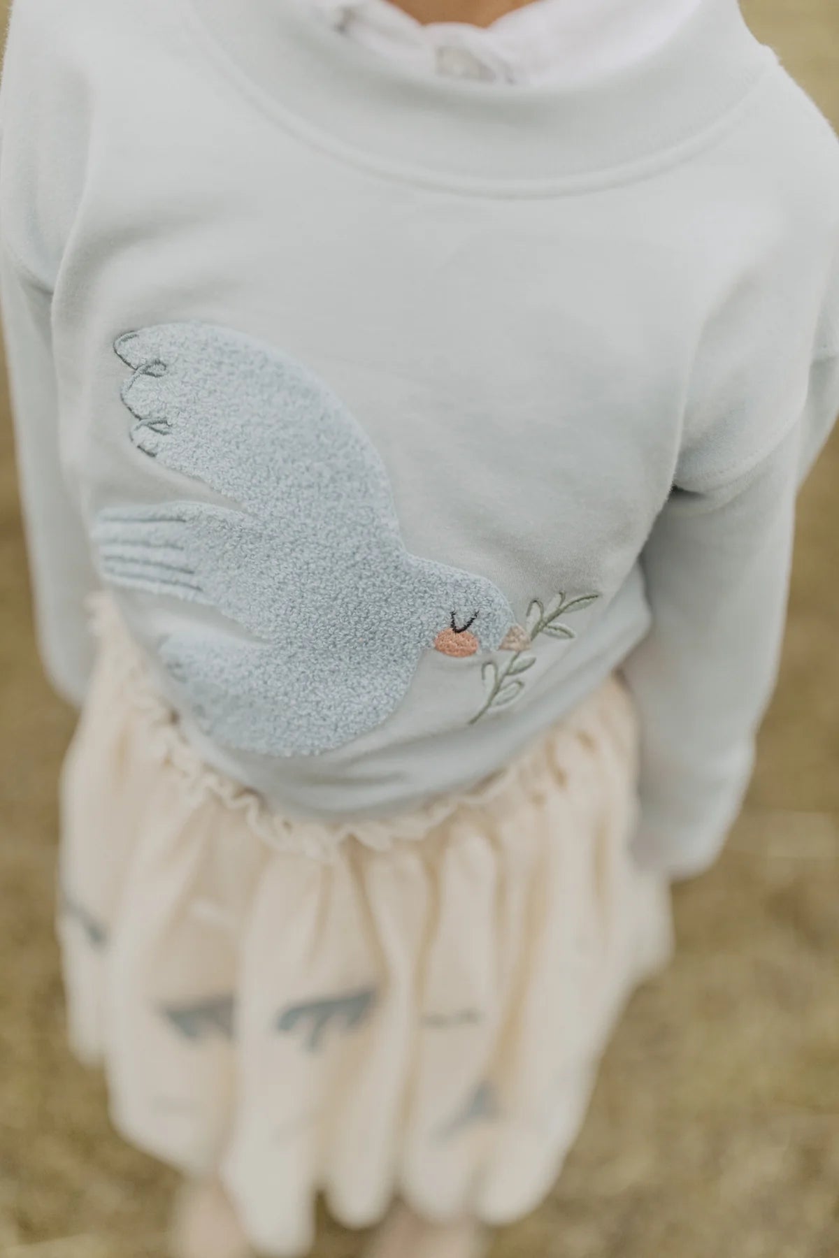 Leevje - LONGSLEEVE 'SMILEYS' AUS WAFFLE PIQUÉ