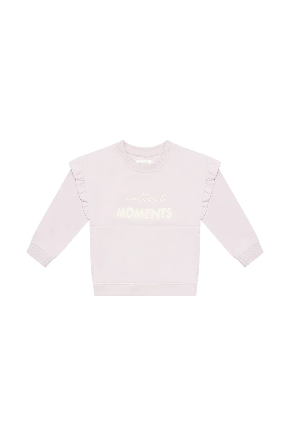 Leevje - OVERSIZED SWEATSHIRT 'COLLECT MOMENTS' MIT BAUCHTASCHE