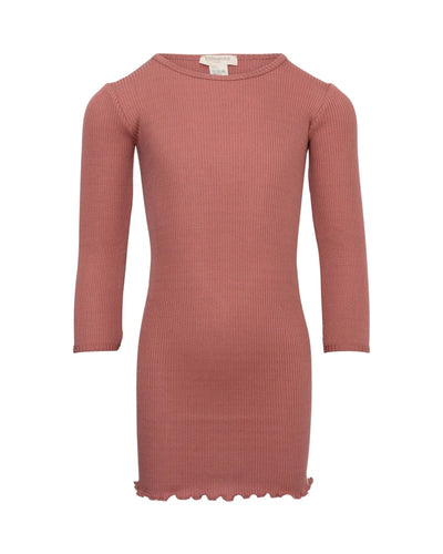 Minimalisma Kleid Bina Antique Red - Seide