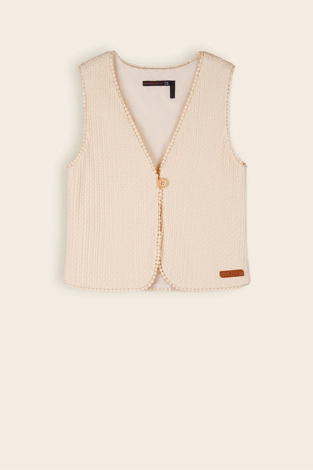 Nono Weste Pearled Ivory