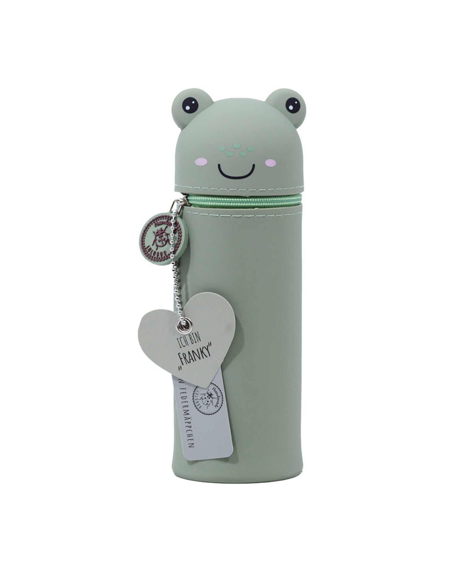 Lulubug Handmade - Silikon Federmäppchen Frosch Franky