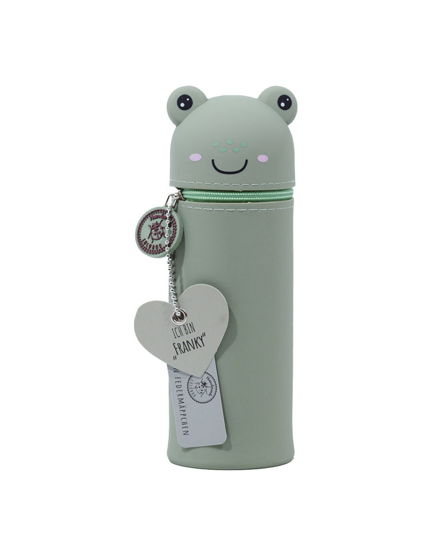 Lulubug Handmade - Silikon Federmäppchen Frosch Franky