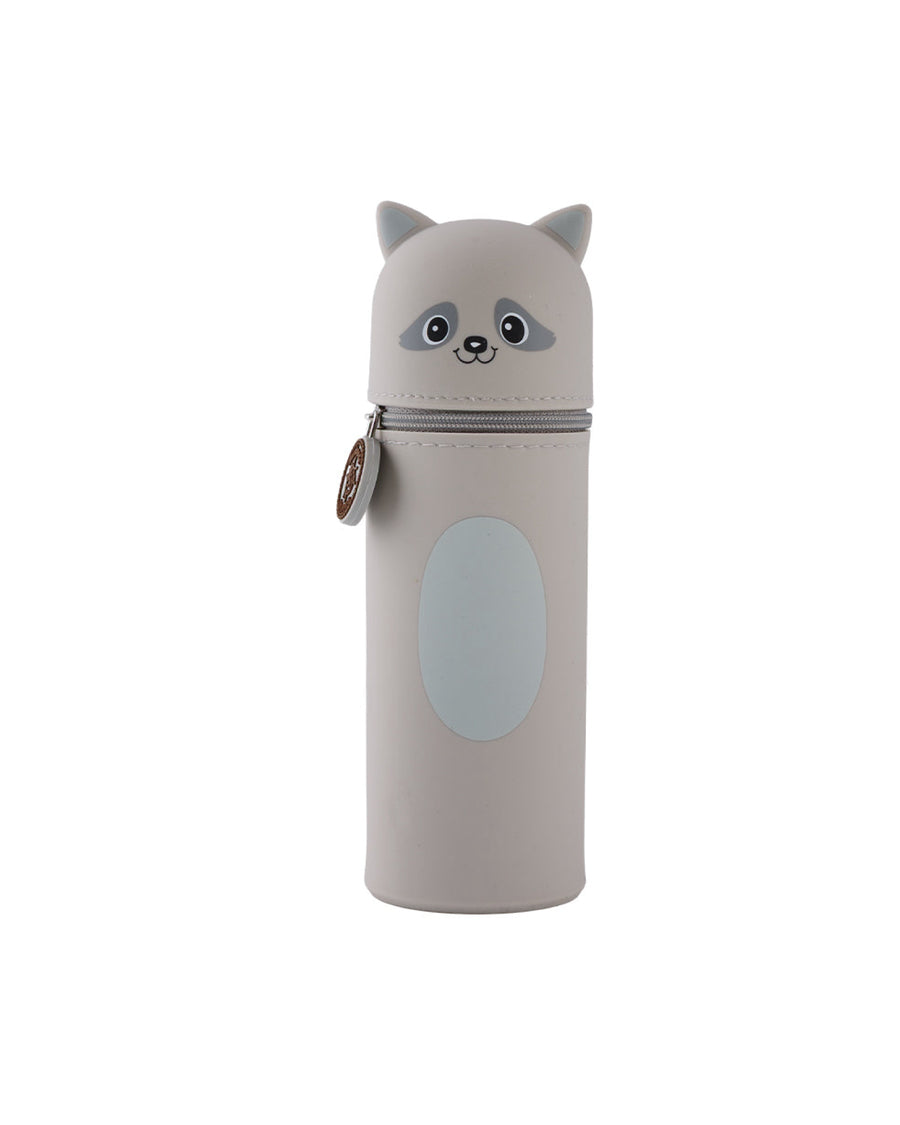 Lulubug Handmade - Silikon Federmäppchen Waschbär Coony