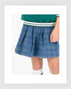 BlueEffect Girls Pleated Jean Skirt