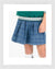 BlueEffect Girls Pleated Jean Skirt