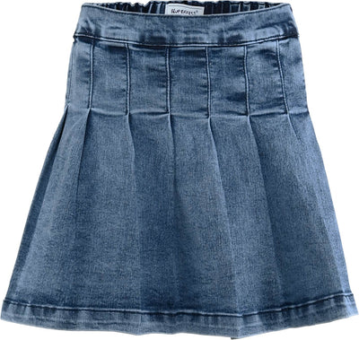 BlueEffect Girls Pleated Jean Skirt