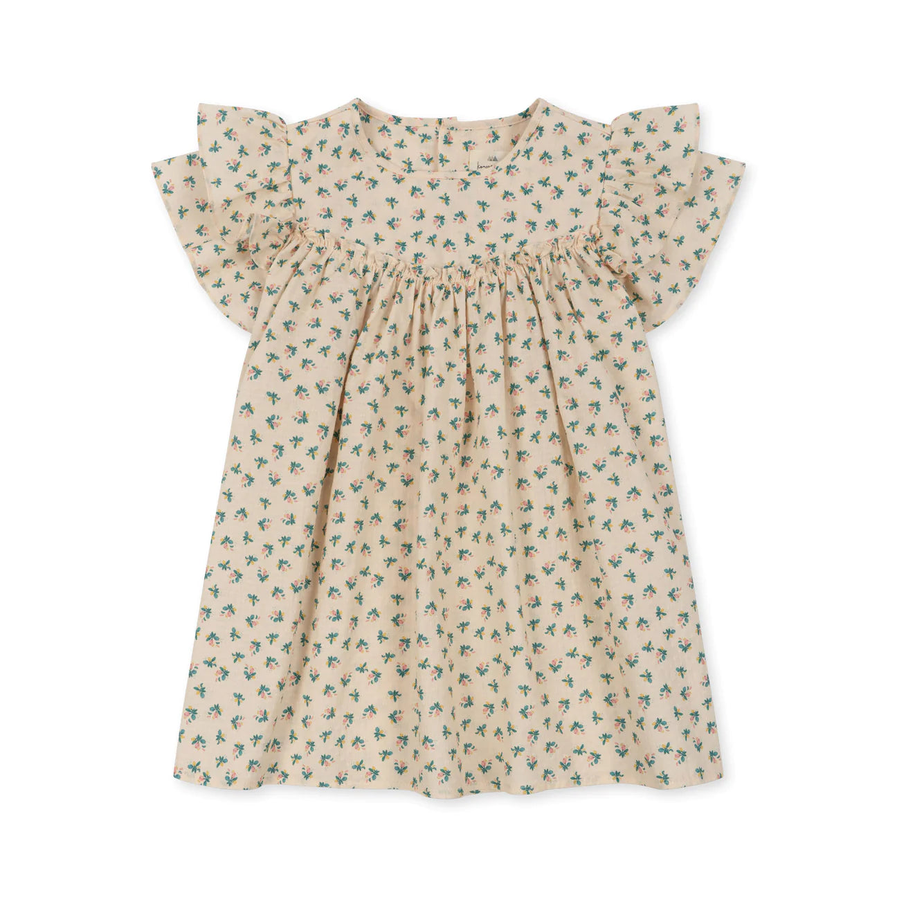 Konges Sloejd Cille kurzärmelig kleid - fleur coloré