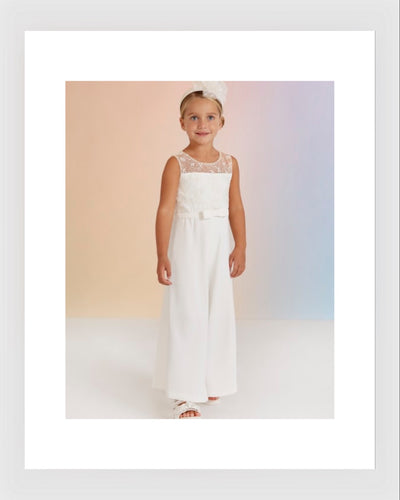 Abel und Lula Jumpsuit Weiss