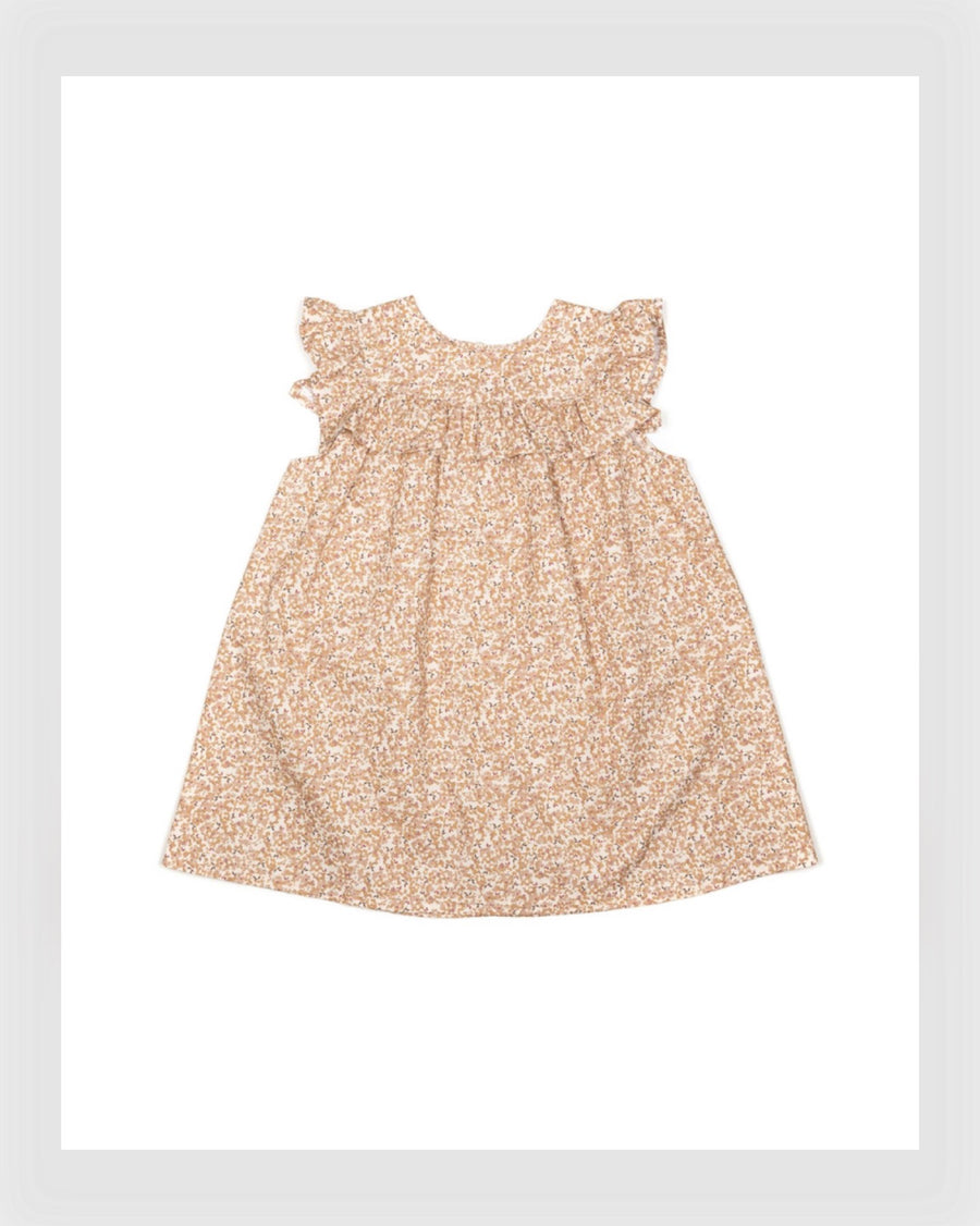 HUTTELiHUT CROWNY Dress Hut Print Mustard