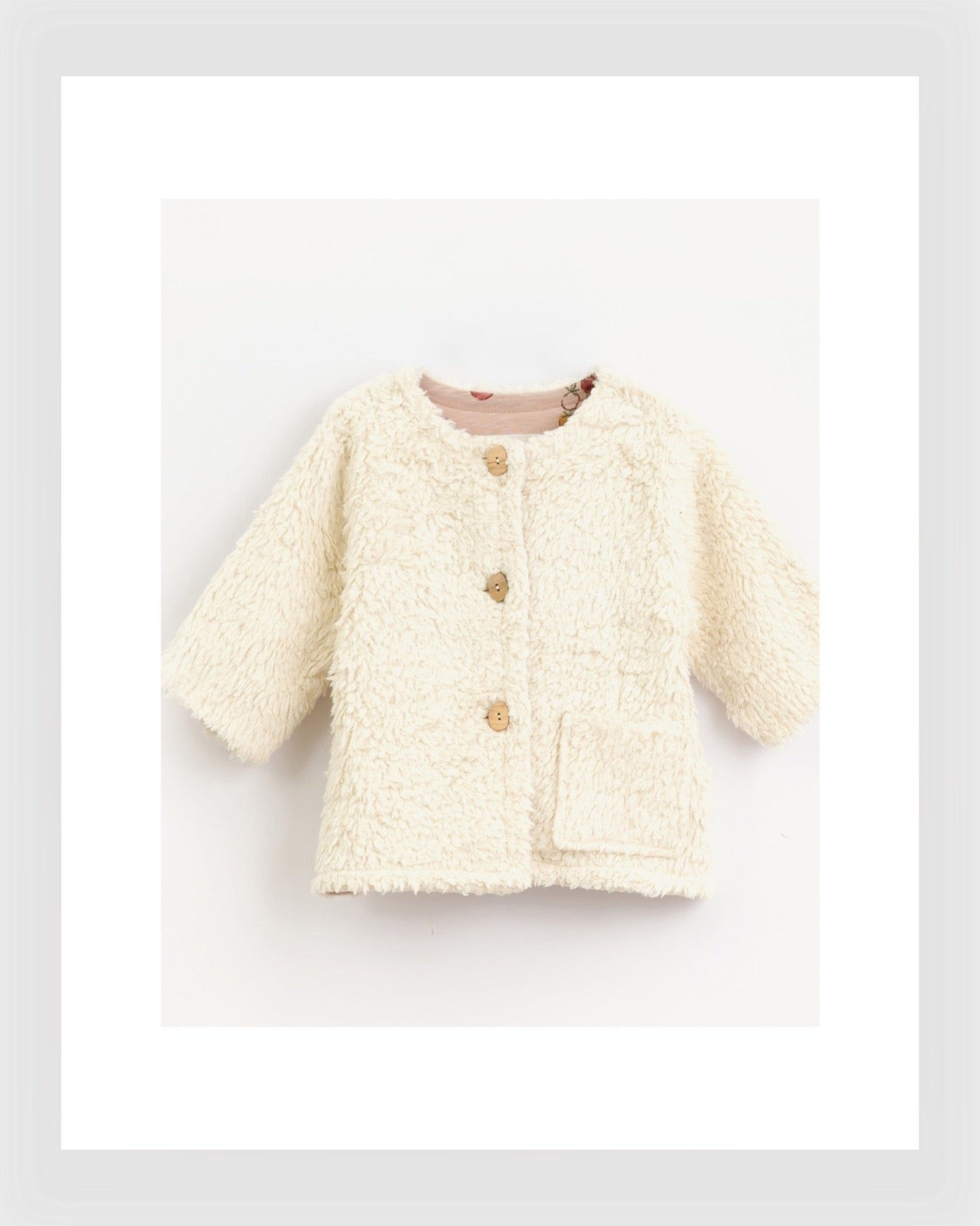 Play Up Pelzjacke aus Bio-Baumwolle