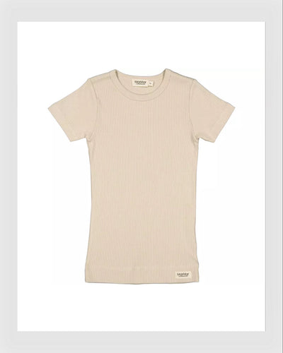 Marmar Copenhagen Plain Tee SS - sand