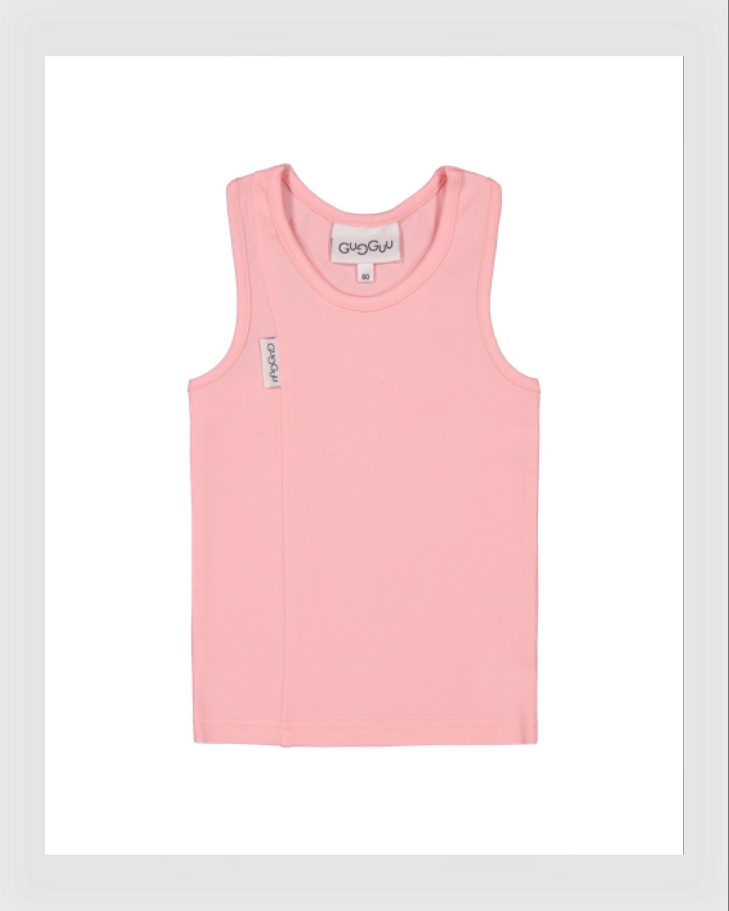Gugguu Tank Top Pink Chiffon